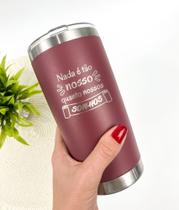 Copo Térmico Plasvale 500ml Vermelho Nossos Sonhos Copo Térmico Plasvale 500ml Vermelho Nossos Sonhos