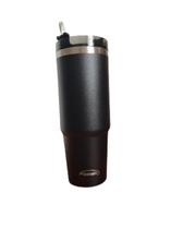 Copo Térmico Plasvale Quencher Com Canudo 900Ml - Preto Copo Térmico Plasvale Quencher Com Canudo 900Ml - Preto