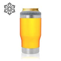 Copo Térmico Porta Lata Garrafa Long Neck Copo Abridor Laranja Copo Térmico Porta Lata Garrafa Long Neck Copo Abridor Laranja