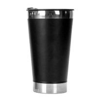 Copo Térmico Premium Cerveja Gelada Inox Preto