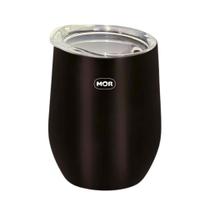 Copo Térmico Preto De 360ml Com Tampa 008041 - Mor Copo Térmico Preto De 360ml Com Tampa 008041 - Mor