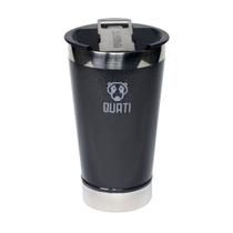 Copo Térmico Quati com Abridor 473ML Preto - CPA473