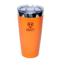 Copo Térmico Quati Com Tampa 473ml Laranja - Cuct