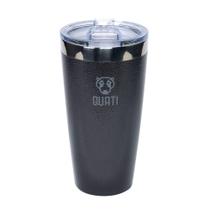Copo Térmico Quati Com Tampa 473ml Preto - Cpst