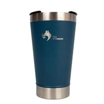 Copo Térmico Quente Frio Tampa 473ml Azul Fox Stainless