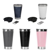 Copo Térmico Quente Frio Vacuum 500ml C/ Abridor Inox 18/8