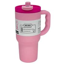 Copo Térmico Rosa Tumbler Vita Candy 1 L Zona Criativa Copo Térmico Rosa Tumbler Vita Candy 1 L Zona Criativa