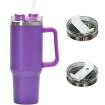 Copo Térmico Roxo 1200ml com Canudo - BeerPintz