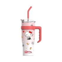 Copo Térmico Sanrio Hello Kitty Kuromi Melody De 1200ml Com Canudo Para Bebidas Quentes E Frias