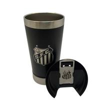 Copo Térmico Santos 500 Ml Com Abridor - 15188 Copo Térmico Santos 500 Ml Com Abridor - 15188