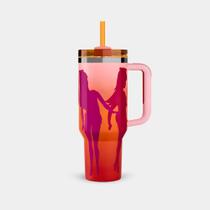 Copo Térmico Série Caneca Personalizada Barbie Dupla Parede de Inox 1.18l