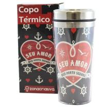 Copo termico seu amor, meu porto seguro - Zona Criativa