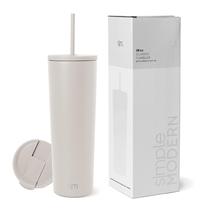Copo Térmico Simple Modern Classic 828ml - Amêndoa Birch Copo Térmico Simple Modern Classic 828ml - Amêndoa Birch