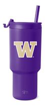 Copo Térmico Simple Modern com Licença Oficial Washington Huskies