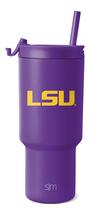 Copo Térmico Simple Modern LSU Tigers 900ml - Aço Inoxidável