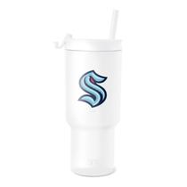 Copo Térmico Simple Modern NHL Seattle Kraken 900ml - Aço Inoxidável