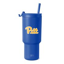 Copo Térmico Simple Modern Pittsburgh Panthers 900ml - Aço Inoxidável