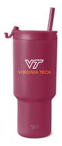 Copo Térmico Simple Modern Virginia Hokies 900ml - Aço Inoxidável