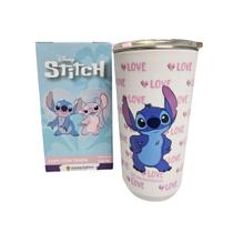 Copo Térmico Sky 500Ml c/ Tampa Stitch e Angel Love Disney Copo Térmico Sky 500Ml c/ Tampa Stitch e Angel Love Disney