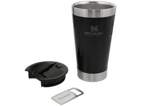 Copo Termico Stanley Cerveja Com Tampa 8053 Matte Black 473Ml Copo Termico Stanley Cerveja Com Tampa 8053 Matte Black 473Ml