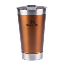 Copo Termico Stanley Cerveja Com Tampa 8096 Maple 473Ml