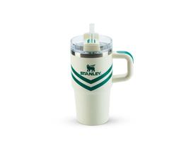 Copo Térmico Stanley Quencher com Alça Cream Chevron 591ml Copo Térmico Stanley Quencher com Alça Cream Chevron 591ml