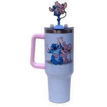 Copo Térmico Stitch, Bob Esponja Tumbler com Pingente 1,15l Copo Térmico Stitch, Bob Esponja Tumbler com Pingente 1,15l