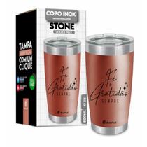 Copo Termico Stone 500Ml Fe E Gratidao