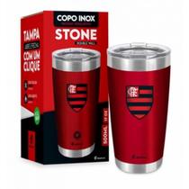 Copo térmico Stone Flamengo - BrasFoot