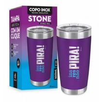 COPO TÉRMICO STONE - PIRA- Bebidas Quentes e Frias
