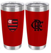 Copo Térmico Stone times de futebol Flamengo licenciado Cor:vermelha Copo Térmico Stone times de futebol Flamengo licenciado Cor:vermelha