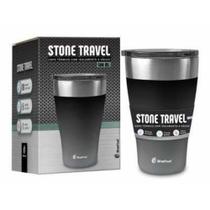 Copo Termico Stone Travel Degrade Preto Brasfoot