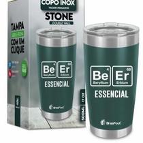 Copo termico stone - verde escuro beer brasfoot