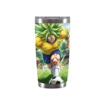 Copo Térmico SUNS É Gol 2026 591ml Inox Futebol Brasil Energia