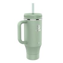 Copo Térmico Takeya de Aço Inoxidável 1,2L com Tampa e 2 Canudos - Ideal para Matcha