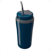 Copo Térmico Tererê com Tampa Cuia Filtro e da cor preta Copo Térmico Tererê com Tampa Cuia Filtro e da cor preta