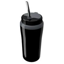 Copo Térmico Terere Cuia Com Canudo Bomba Inox 650 Ml Preto - UNITERMI Copo Térmico Terere Cuia Com Canudo Bomba Inox 650 Ml Preto - UNITERMI