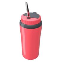 Copo Térmico Terere Cuia Com Canudo Bomba Inox 650 Ml Rosa - UNITERMI
