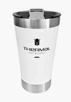 Copo térmico Thermal quente e frio inox 473ml com abridor de garrafa várias cores