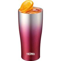 Copo Térmico Thermos Inox Modelo Caribe 420ml Vermelho Copo Térmico Thermos Inox Modelo Caribe 420ml Vermelho