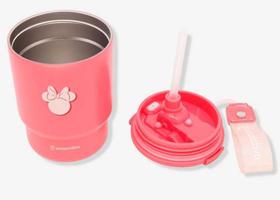 Copo Térmico To Go Disney Minnie Mouse 400 ML Licenciado Cor:Rosa