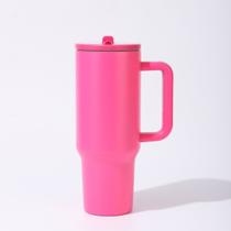 Copo Térmico TR-018 1200ml Inox com Canudo, Alça, Tampa 40oz, com Bico, Tampa Transparente