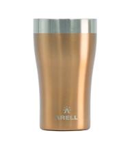 Copo termico tulip 500ml metallic gold bebida quente e gelada