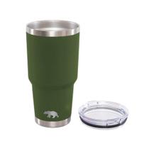 Copo Termico Tumbler 887Ml Qgk Verde Militar Com Tampa Copo Termico Tumbler 887Ml Qgk Verde Militar Com Tampa