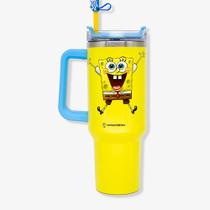 Copo Térmico Tumbler Com Pingente Bob Esponja - 1,5 Litro Copo Térmico Tumbler Com Pingente Bob Esponja - 1,5 Litro