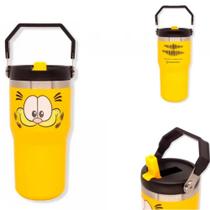 Copo Térmico Tumbler Hanger Garfield Com Alça Zona Criativa
