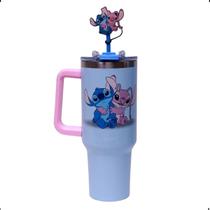 Copo Térmico Tumbler Stitch e Angel 1,15L Disney Oficial