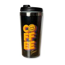 Copo Térmico Unissex Coffee Time Garrafa 450ml Quente e Frio