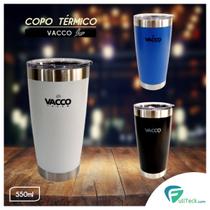 Copo Térmico Vacco Therm 550ml Inox Com Tampa Para Cerveja