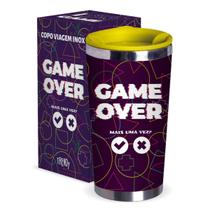 Copo Térmico Viagem Aço Inox Personalizado Frase: I game, Game Over